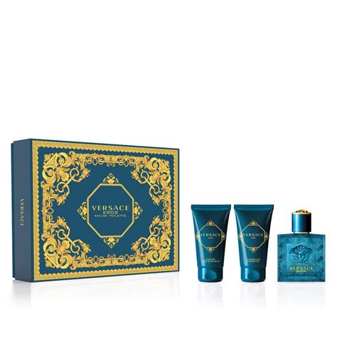 versace cologne set eros|Versace Eros 50ml gift set.